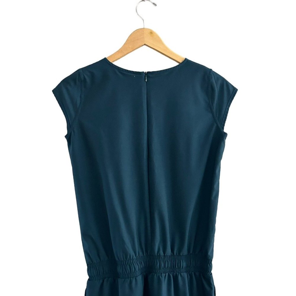 Albion Teal Mini Dress - Picture 14 of 16